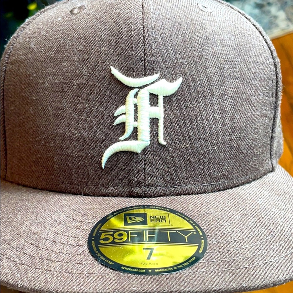 ESSENTIALS X New Era Olive Hat (Worn)